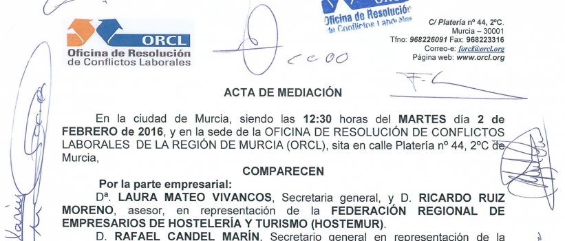 Los hosteleros, hartos de las mentiras sindicales en la negociación del convenio colectivo